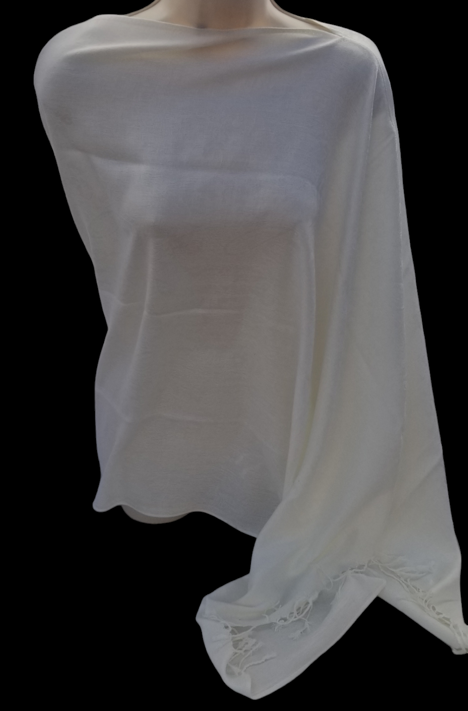 Jacquard Knit Poncho Scarf, handmade woven one size poncho scarf, view 4