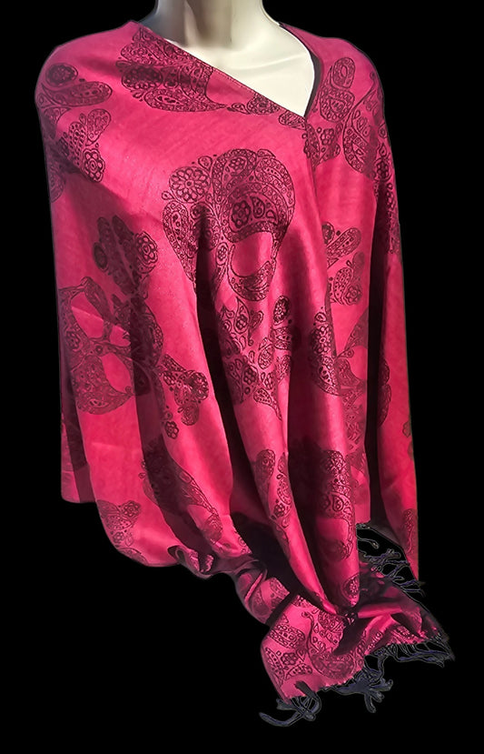Sample and Seconds Poncho Scarf